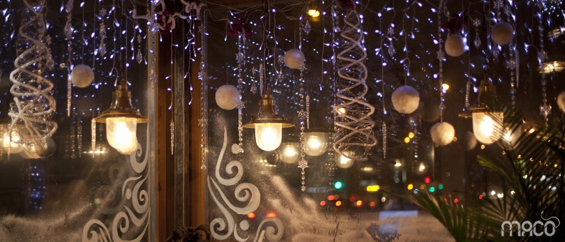 A winter fairytale on the veranda of our restaurant 